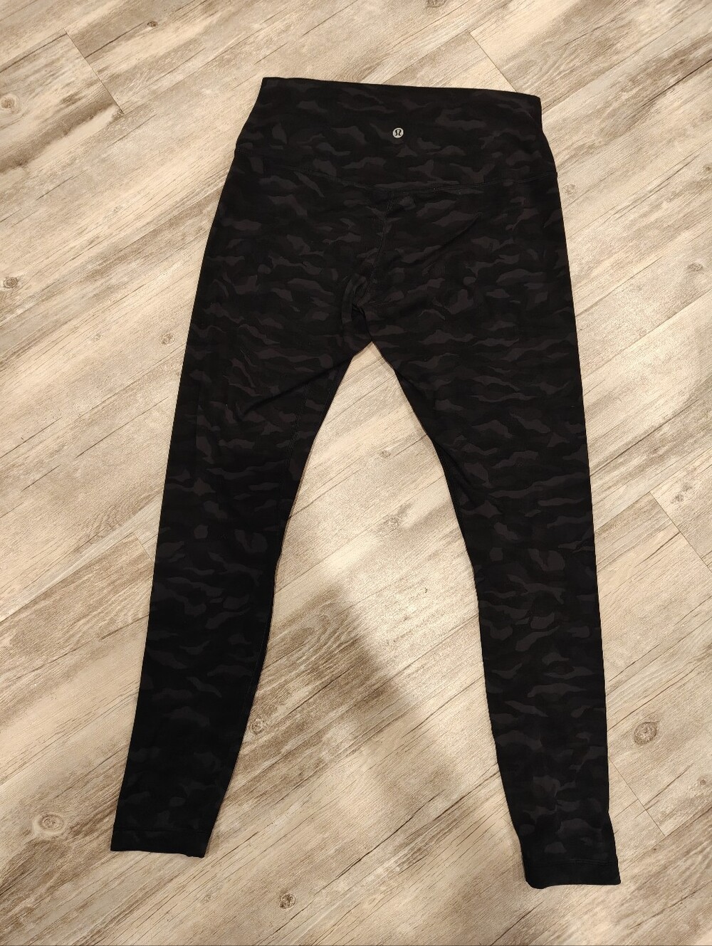 Lululemon Align Pant *Full Length 27" Sequoia Camo Print Deep Coal Black Size 10